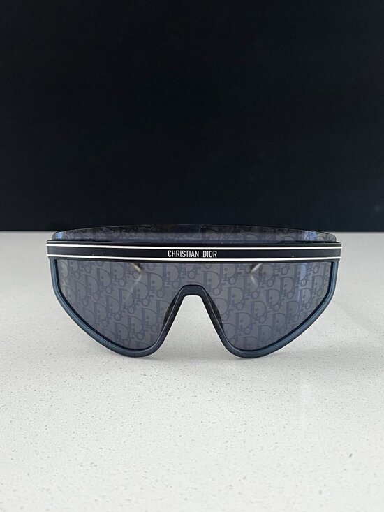 Dior Shield Sunglasses Navy LOGO DIORCLUB M2U 31B8 main image 8